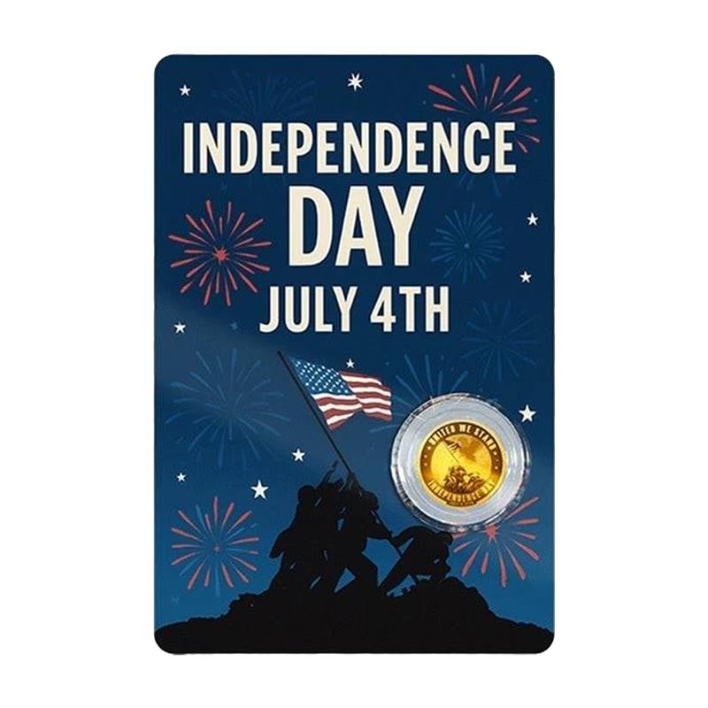 2026 Liberia United We Stand 1/1000 oz Gold Coin in Card