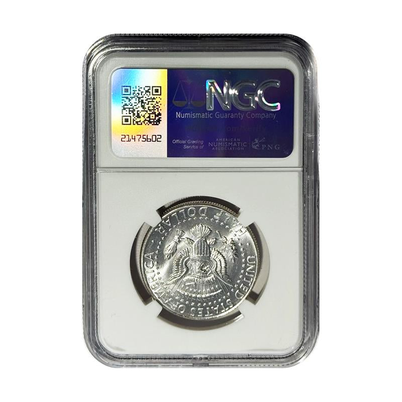 1964 Kennedy Silver Half Dollar - First Year of Issue - NGC MS65 Kennedy Signature Label - CoinsTV