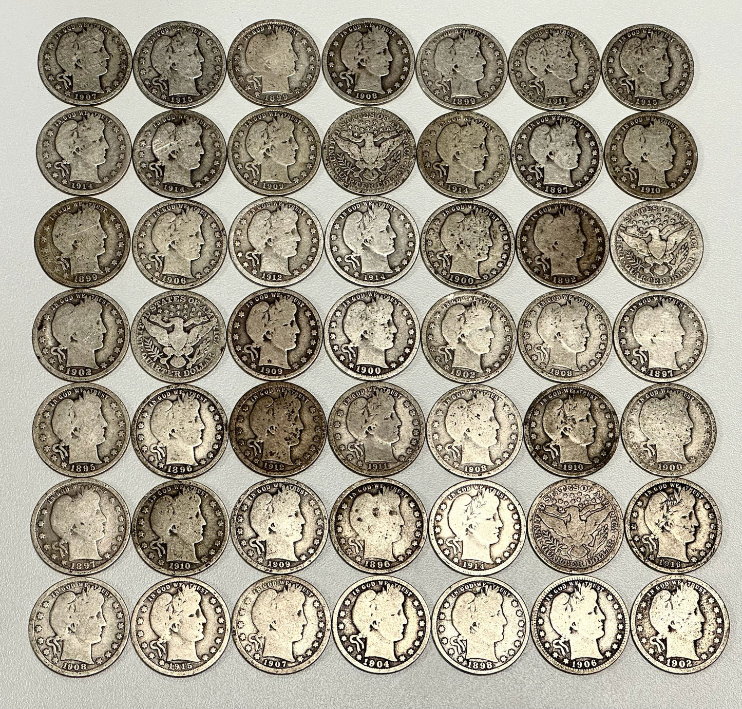 Barber Quarter - Collectors Quality Circulated - CoinsTV