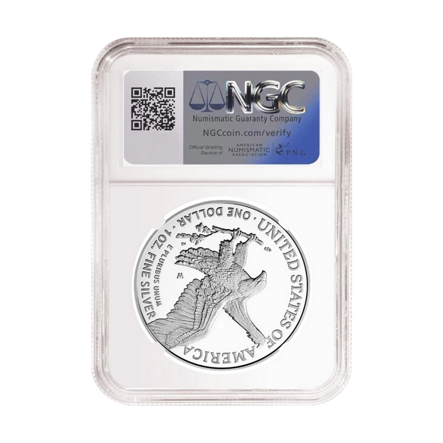2025 Silver Eagle Laser Engraved Privy - Home of the Brave - NGC PF70 UCAM First Day of Issue