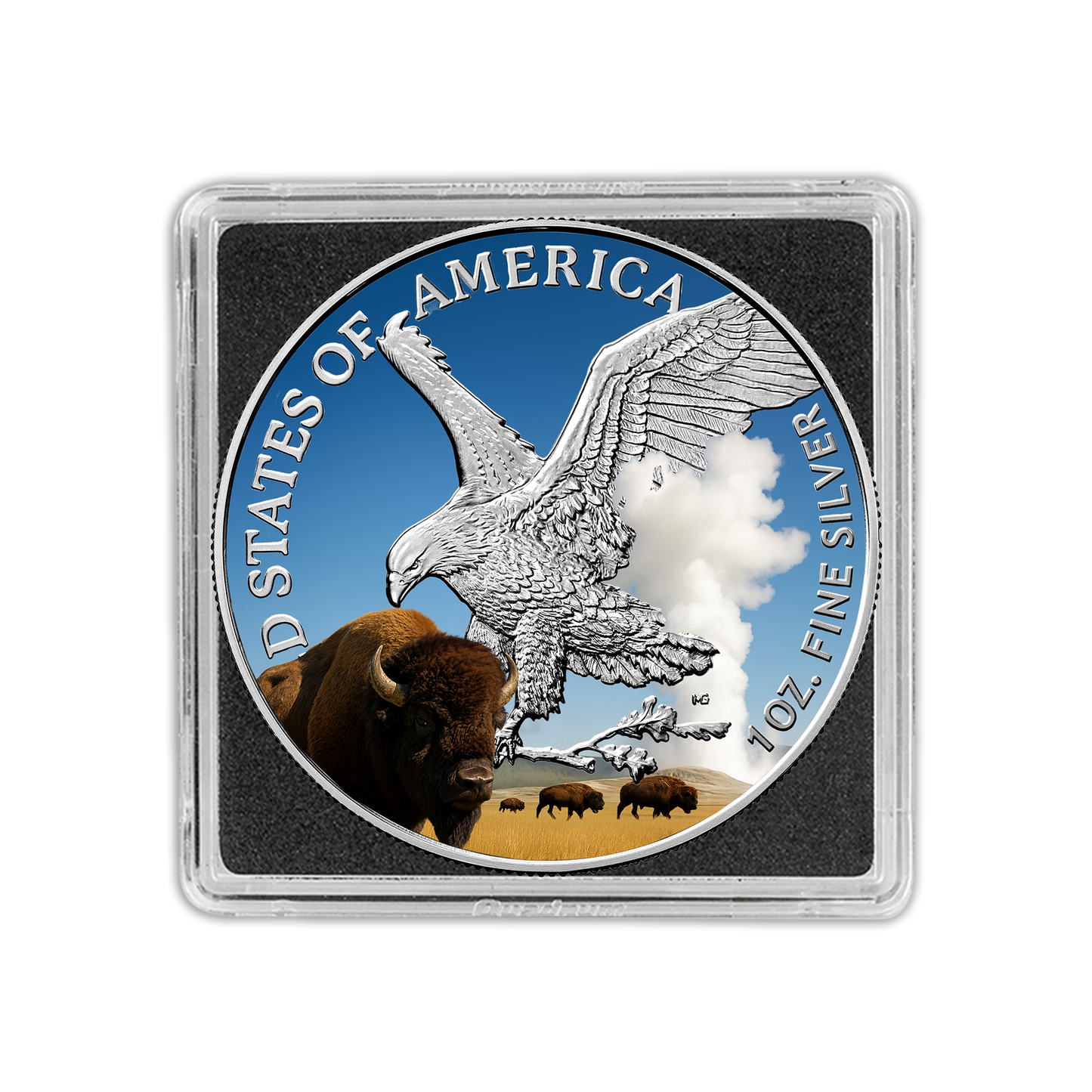 2025 Silver Eagle – Yellowstone - National Parks Series - CoinsTV