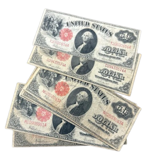 1917 $1 Sawhorses Legal Tender Note - CoinsTV