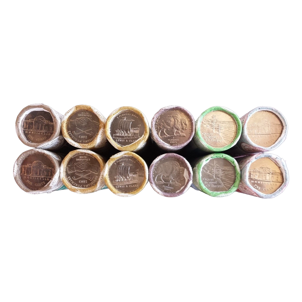 WWJ Jefferson Nickel Deal - Bank Wrapped Nickel Roll of 40
