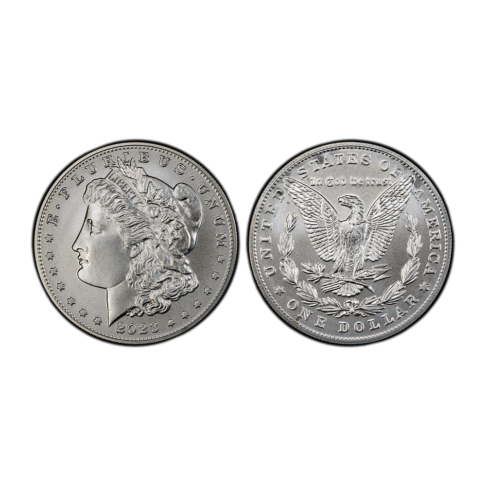 2023 Morgan Silver Dollar - PCGS MS70 FDOI Morgan Label
