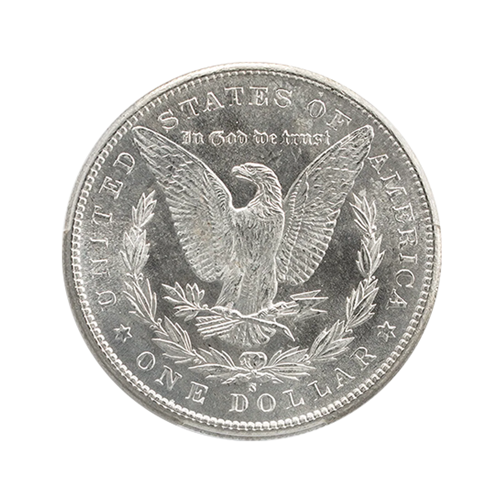 1881 Morgan Silver Dollar San Francisco - PCGS MS63 Sight White