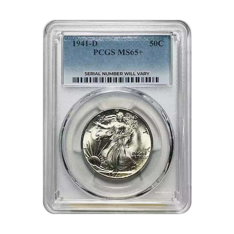 1941-D Walking Liberty Half Dollar Denver - PCGS MS65+