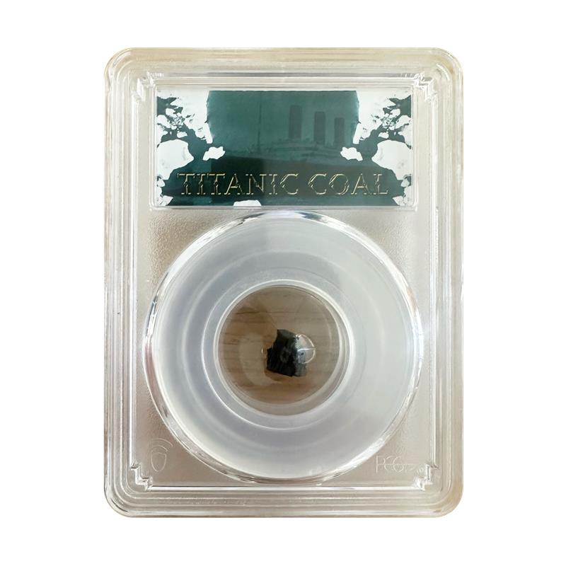 1912 Genuine Coal Recovered from RMS Titanic - PCGS Certified