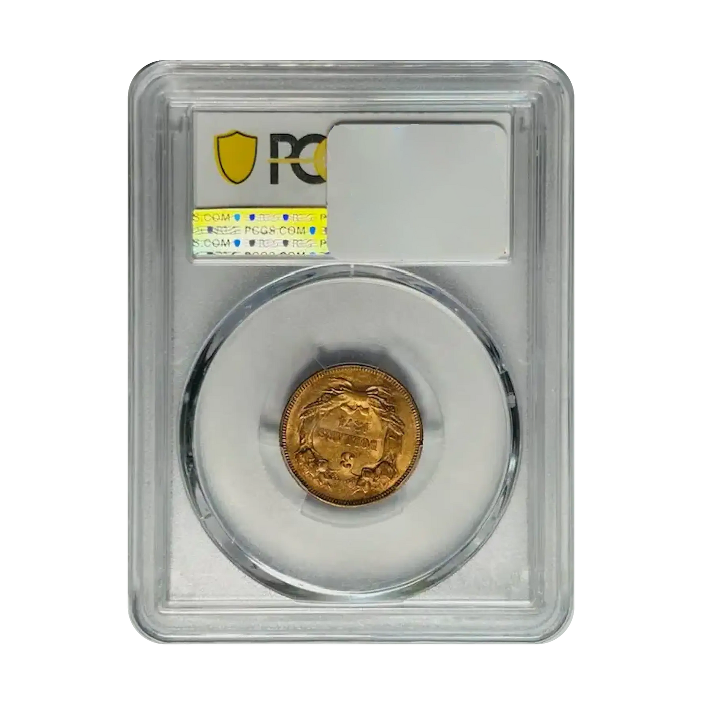 1874 Indian Princess Head $3 Gold - PCGS AU55