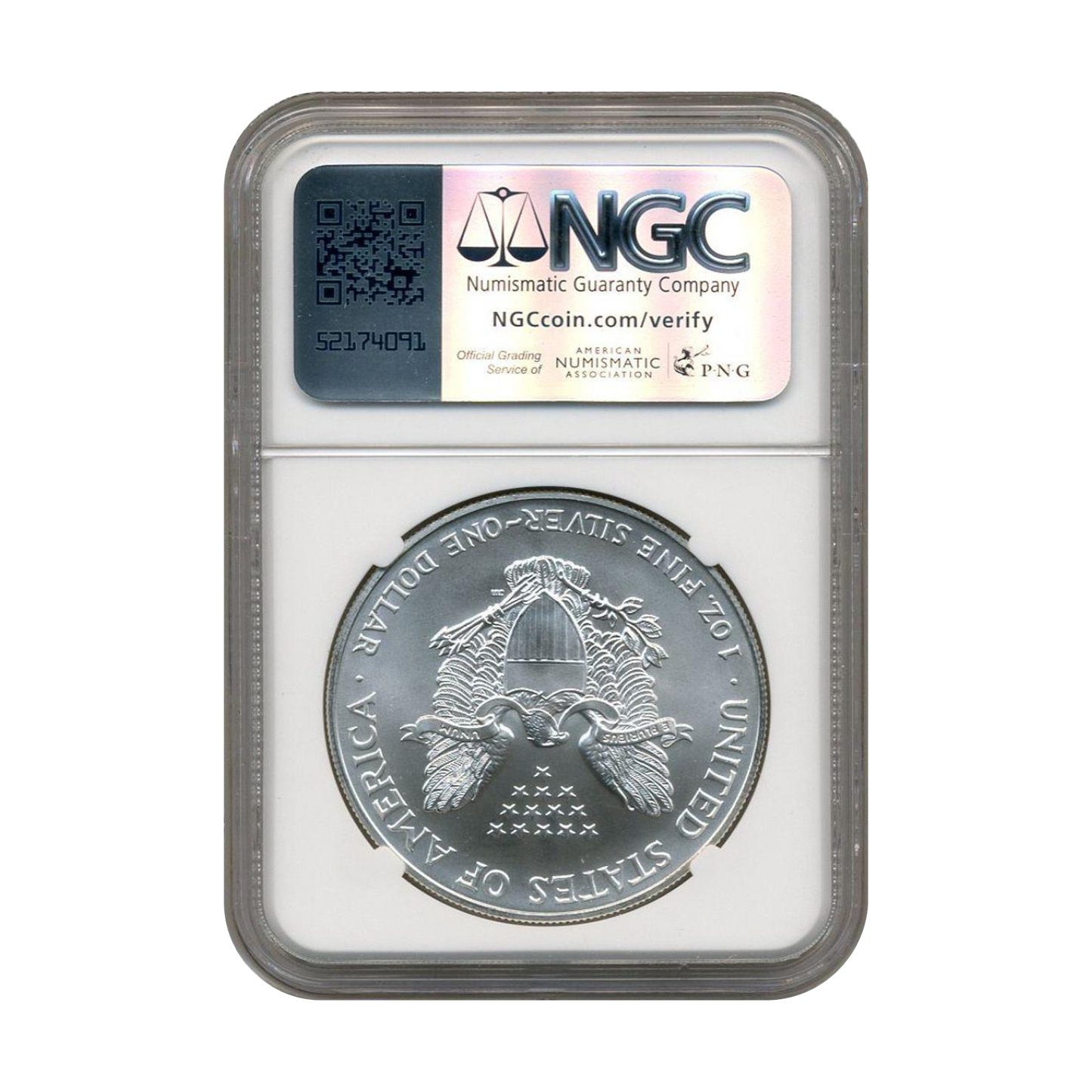 2001 Silver Eagle - Overlooked Rarity - NGC MS69 Brown Label