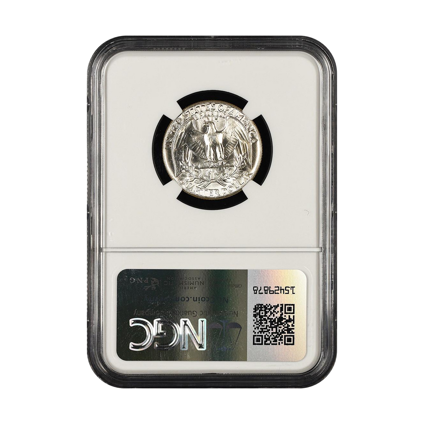 1960 Silver Washington Quarter - Bill Fivaz Red Book Label Type B - NGC MS64