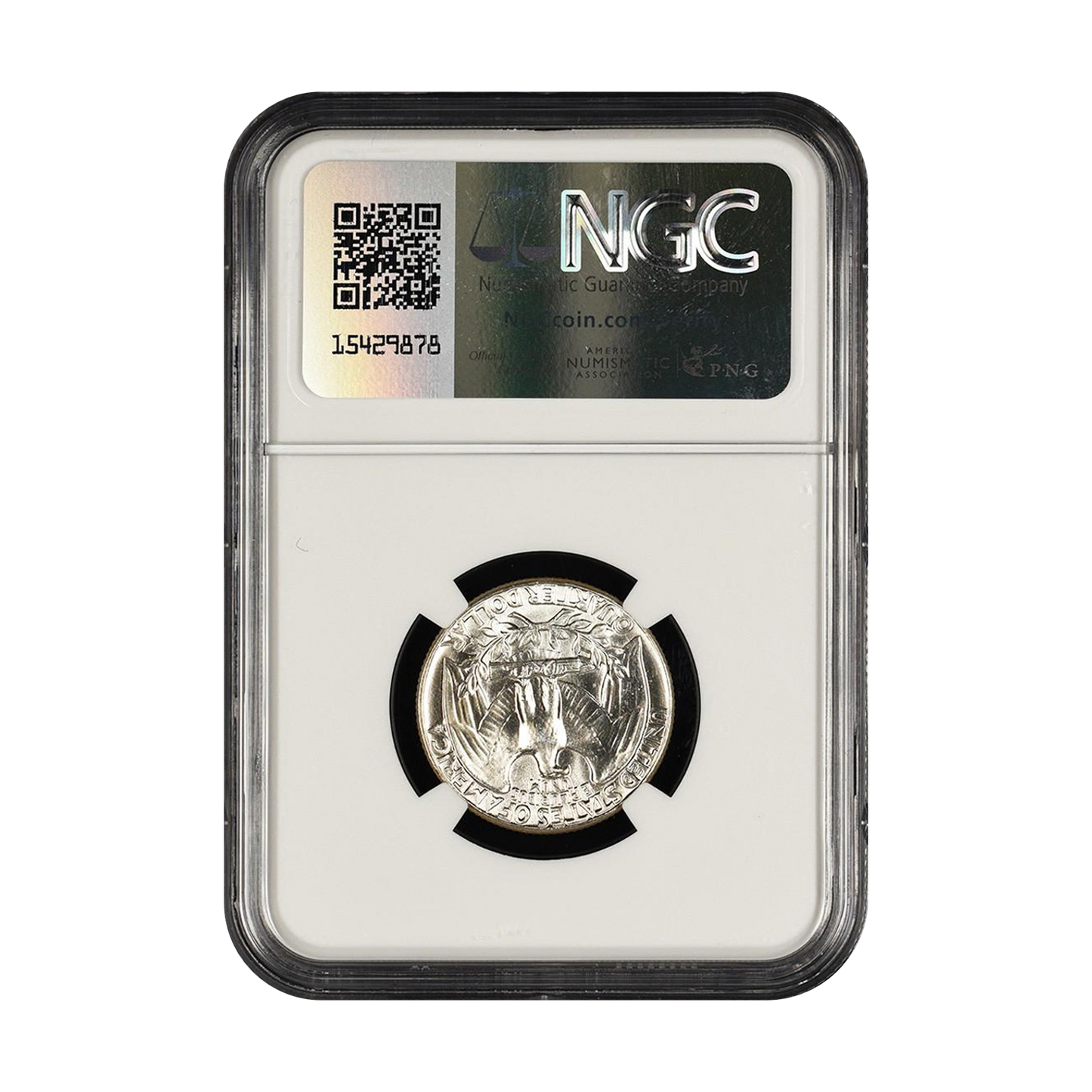 1960 Silver Washington Quarter - Bill Fivaz Red Book Label Type B - NGC MS64 - CoinsTV