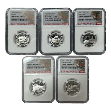 2006 Silver Quarters PF69 UCAM San Francisco Label Grab Bag