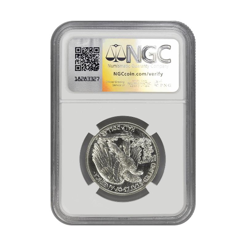 1939 Walking Liberty Silver Half Dollar - NGC PF66+ CAC - CoinsTV