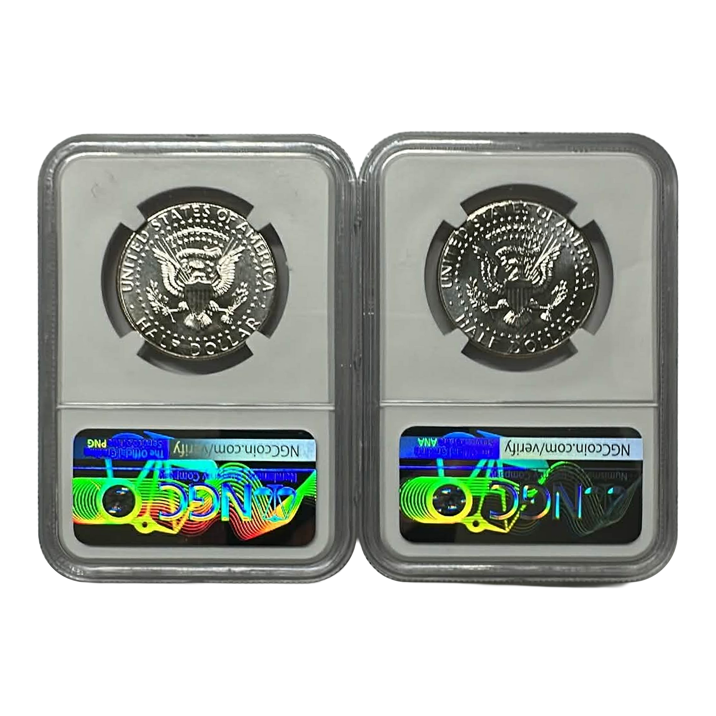 2025 P&D Kennedy Half Dollars 2 pc Set - NGC MS67 - CoinsTV
