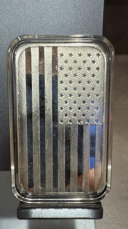 Freedom Isn't Free 1 oz Silver Bar - CoinsTV