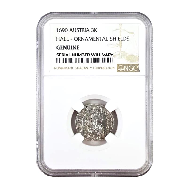 Leopold the Hogmouth – Silver 3 Kreuzer – NGC MG - CoinsTV