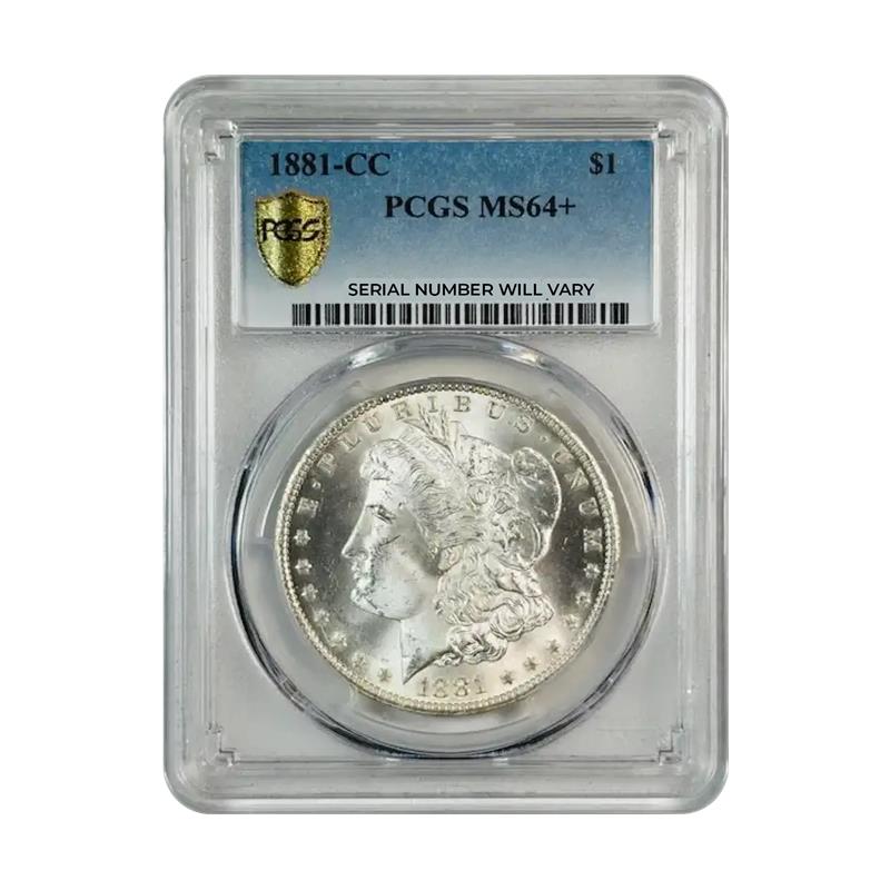 1881-CC Morgan Silver Dollar Carson City - PCGS MS64+