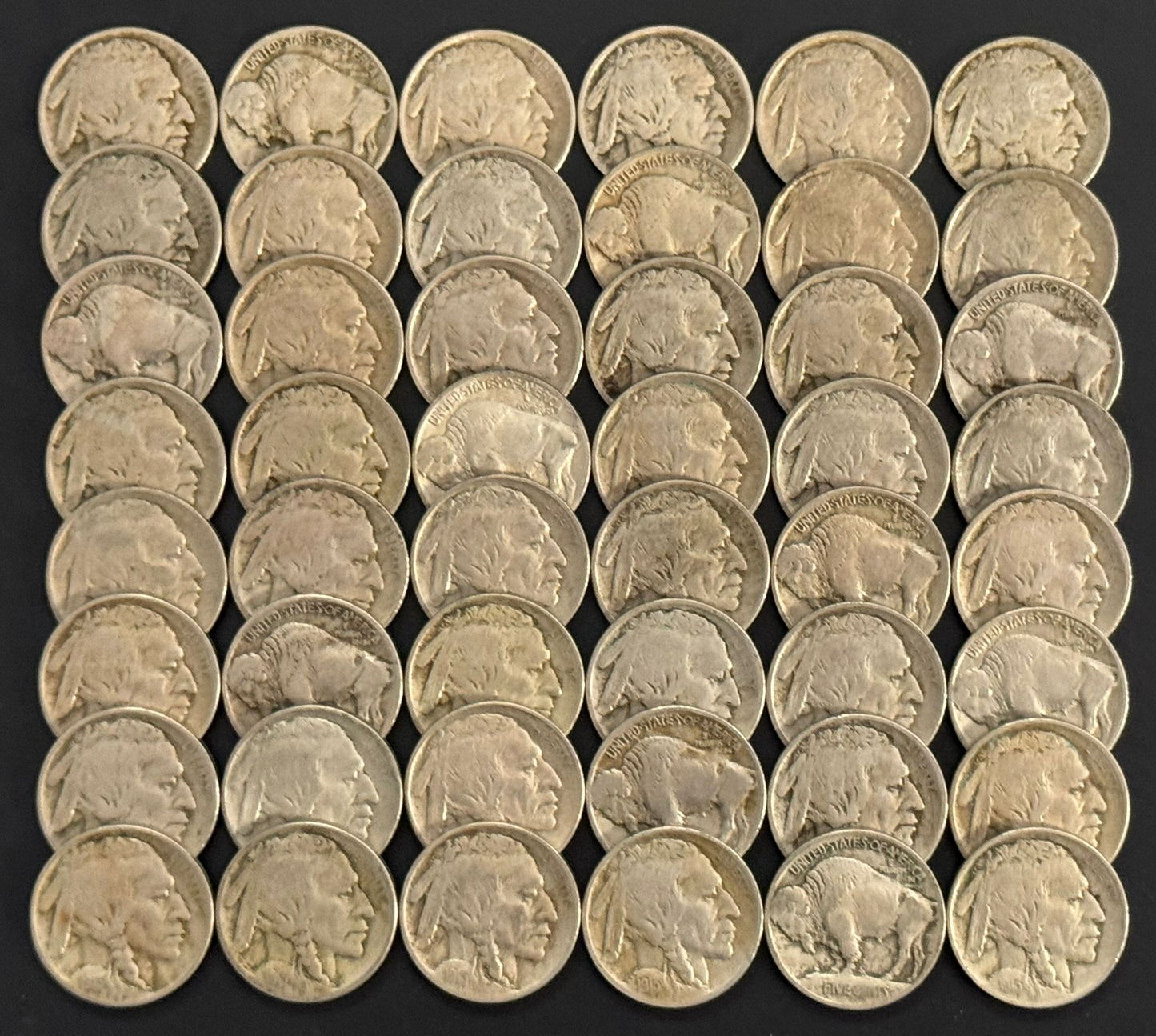 1913 P Buffalo Nickel Philadelphia - Type 1 - Collectors Quality Circulated