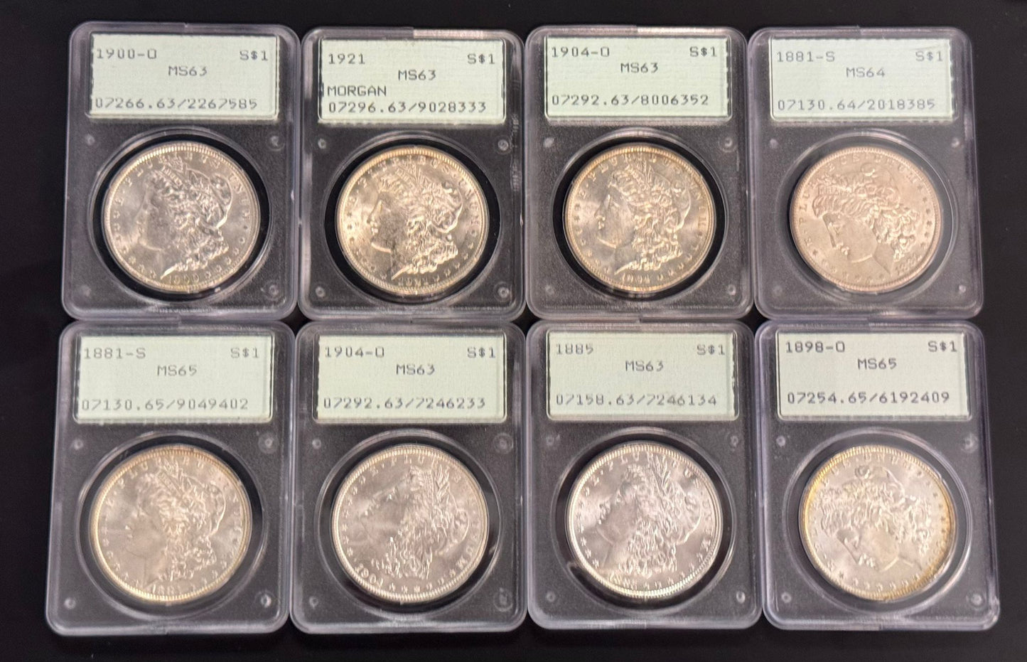 Morgan Silver Dollar PCGS Original Green Holder Grab Bag