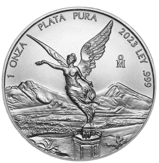 2023 Mexican Libertad - 1 oz Silver BU - CoinsTV