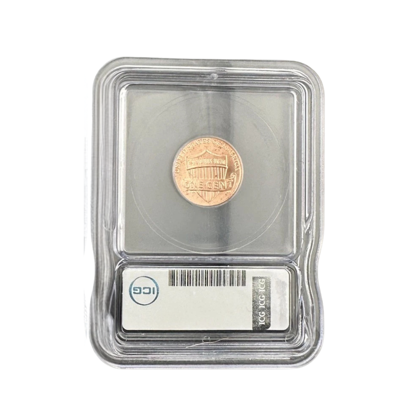 2025-D Lincoln Shield Cent - Last Year of Issue - ICG MS66 RD