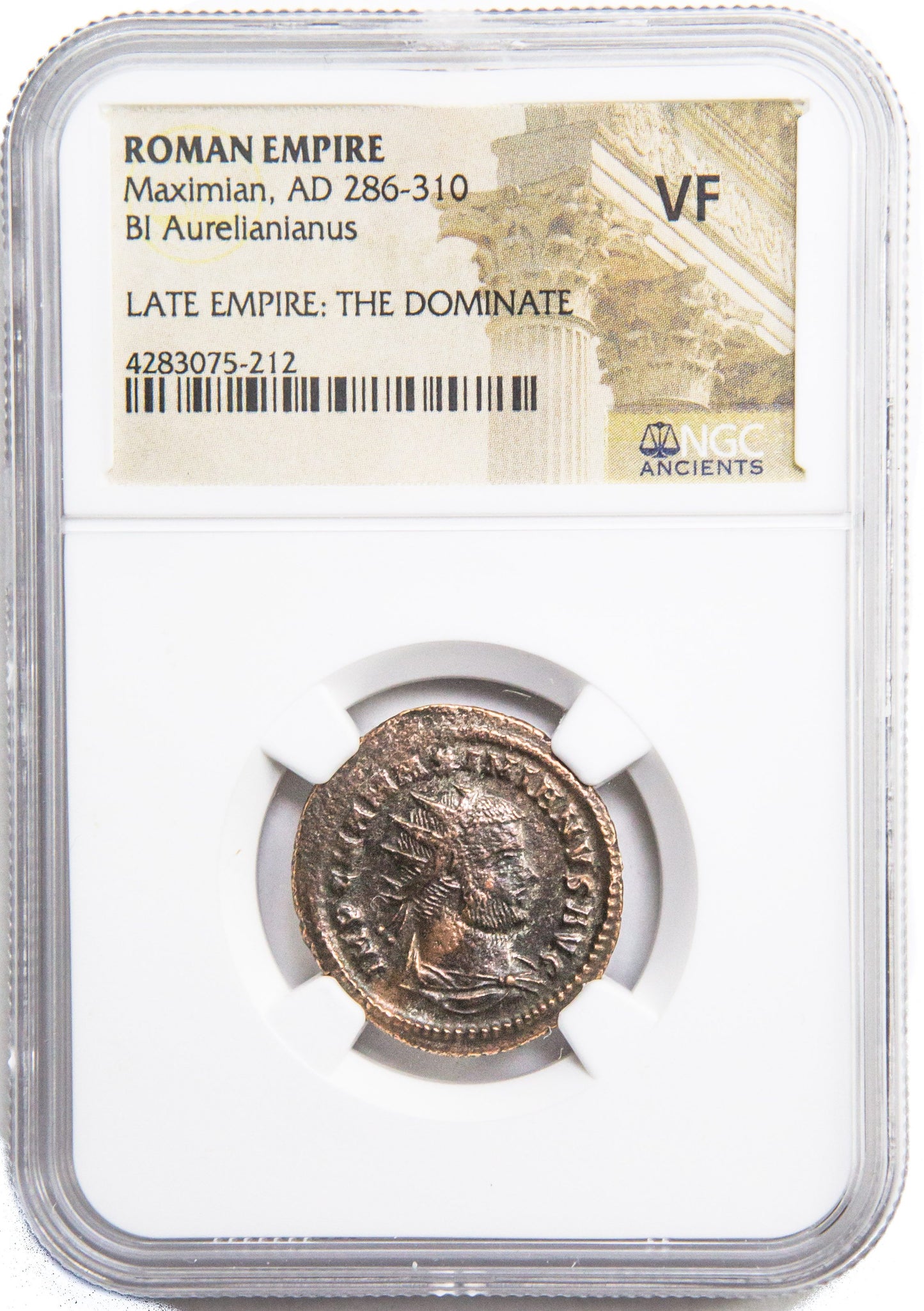 Roman AE of Maximian (AD286-310) NGC(VF)
