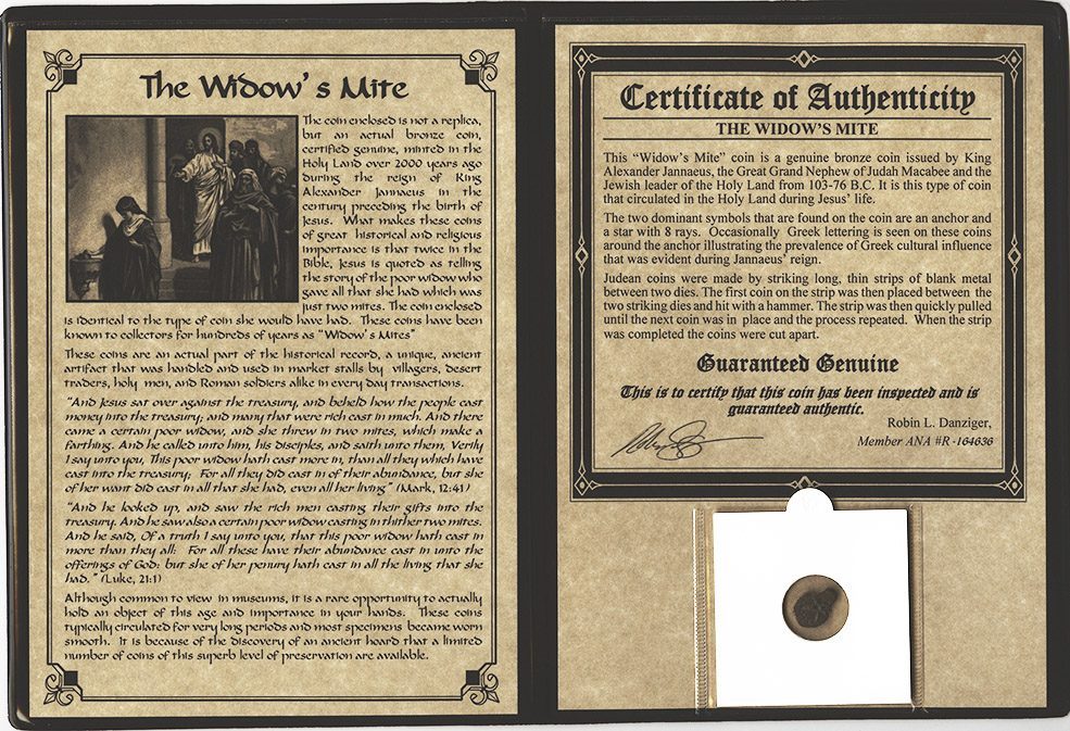 Widow’s Mite: Judean Prutah Album - Select Grade