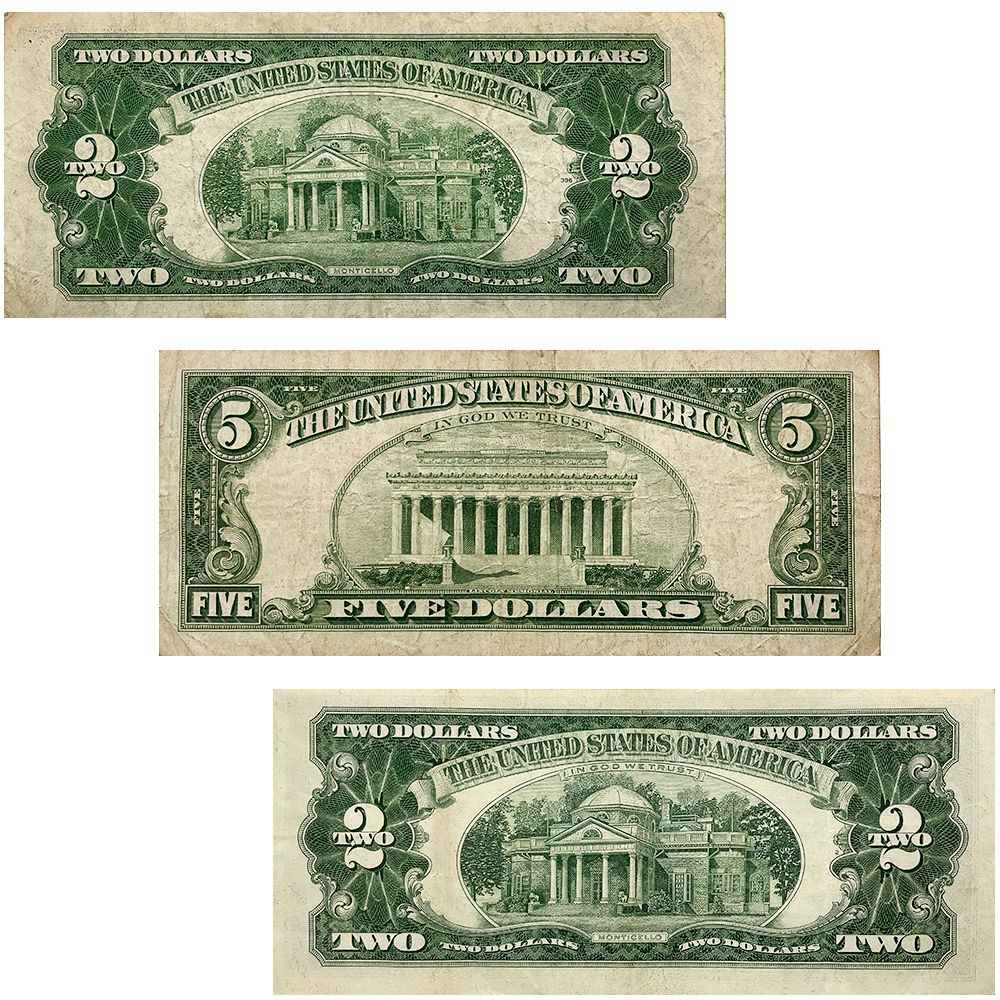 Red Seal Currency 3 Piece Set