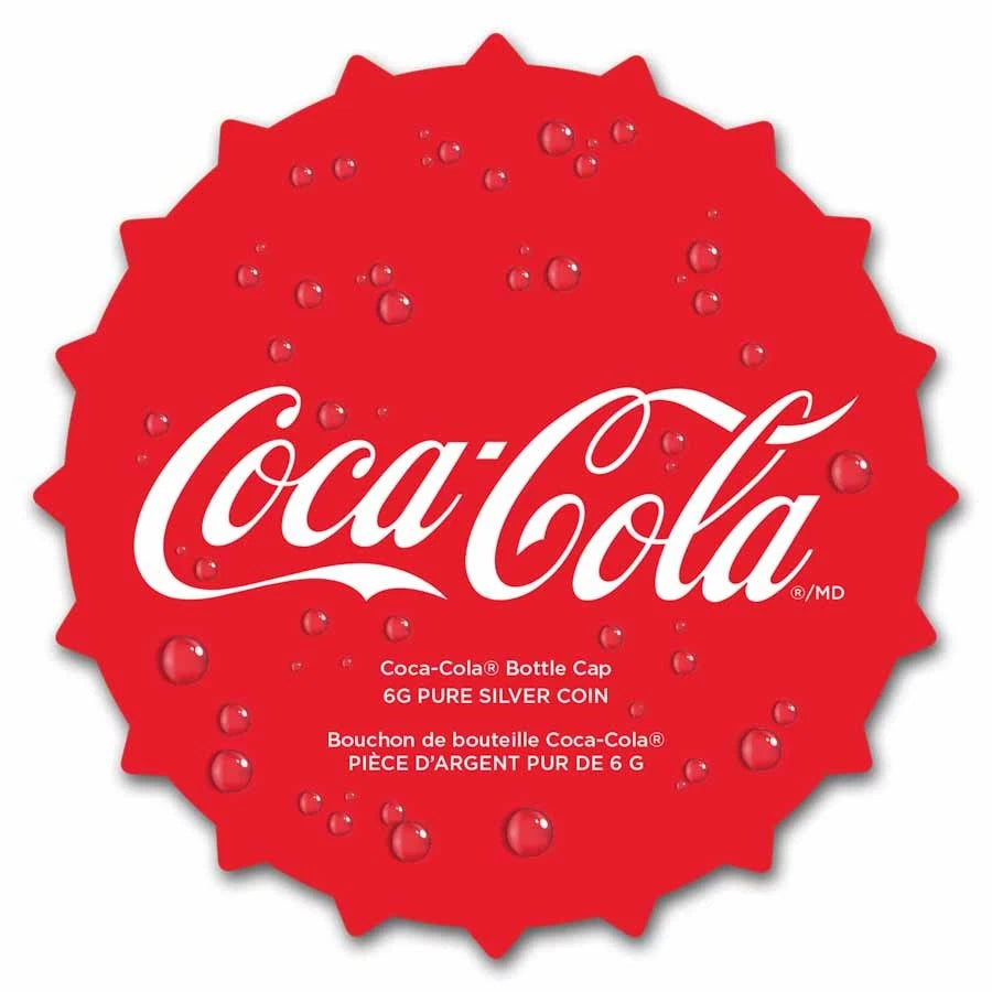 2025 Niue Coca-Cola Bottle Cap 6g Silver Coin