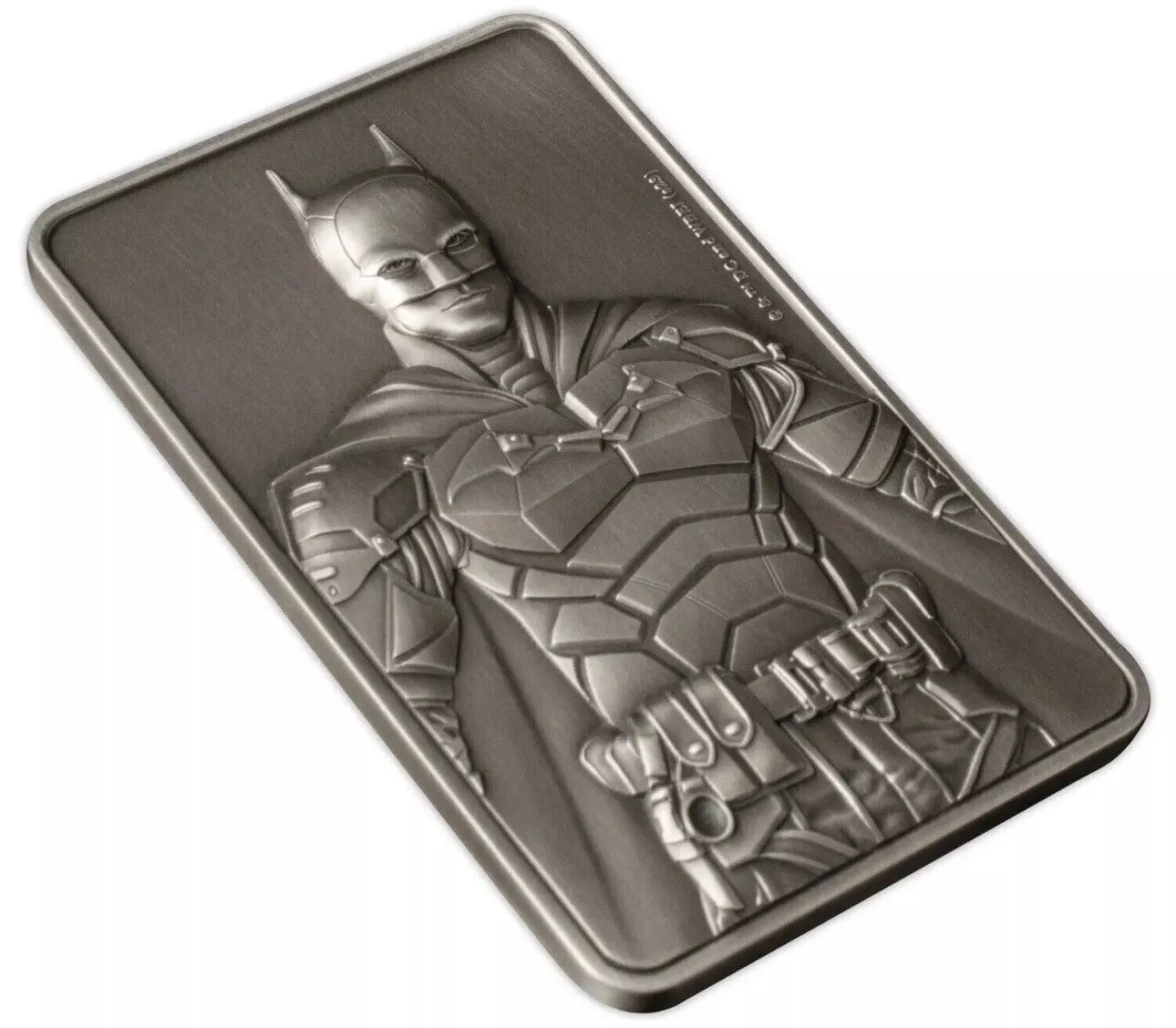 2023 Barbados The Batman UHR Antiqued 3 oz Silver Coin