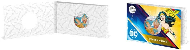 2025 France DC Comics Wonder Woman Colorized 35g Silver Coin - CoinsTV