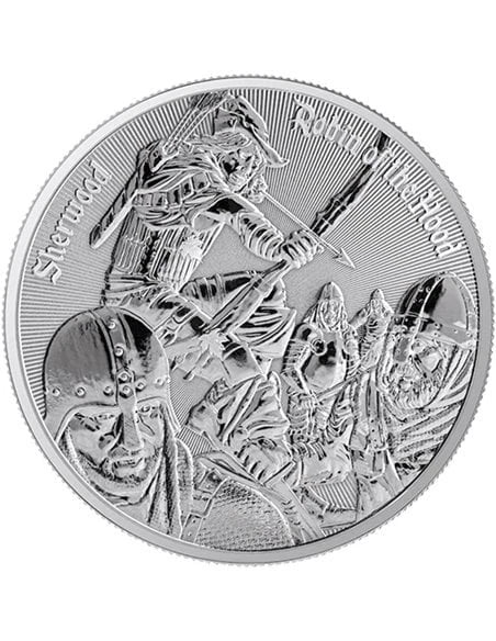 2024 Cameroon Robin of the Hood Sherwood Edition 1 oz Silver Coin in Blister Pack