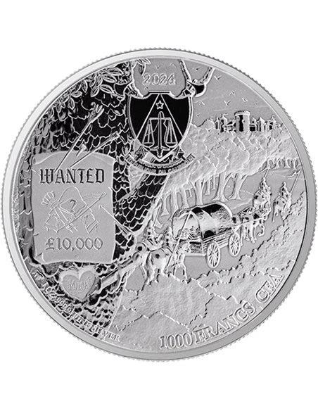 2024 Cameroon Robin of the Hood Sherwood Edition 1 oz Silver Coin in Blister Pack