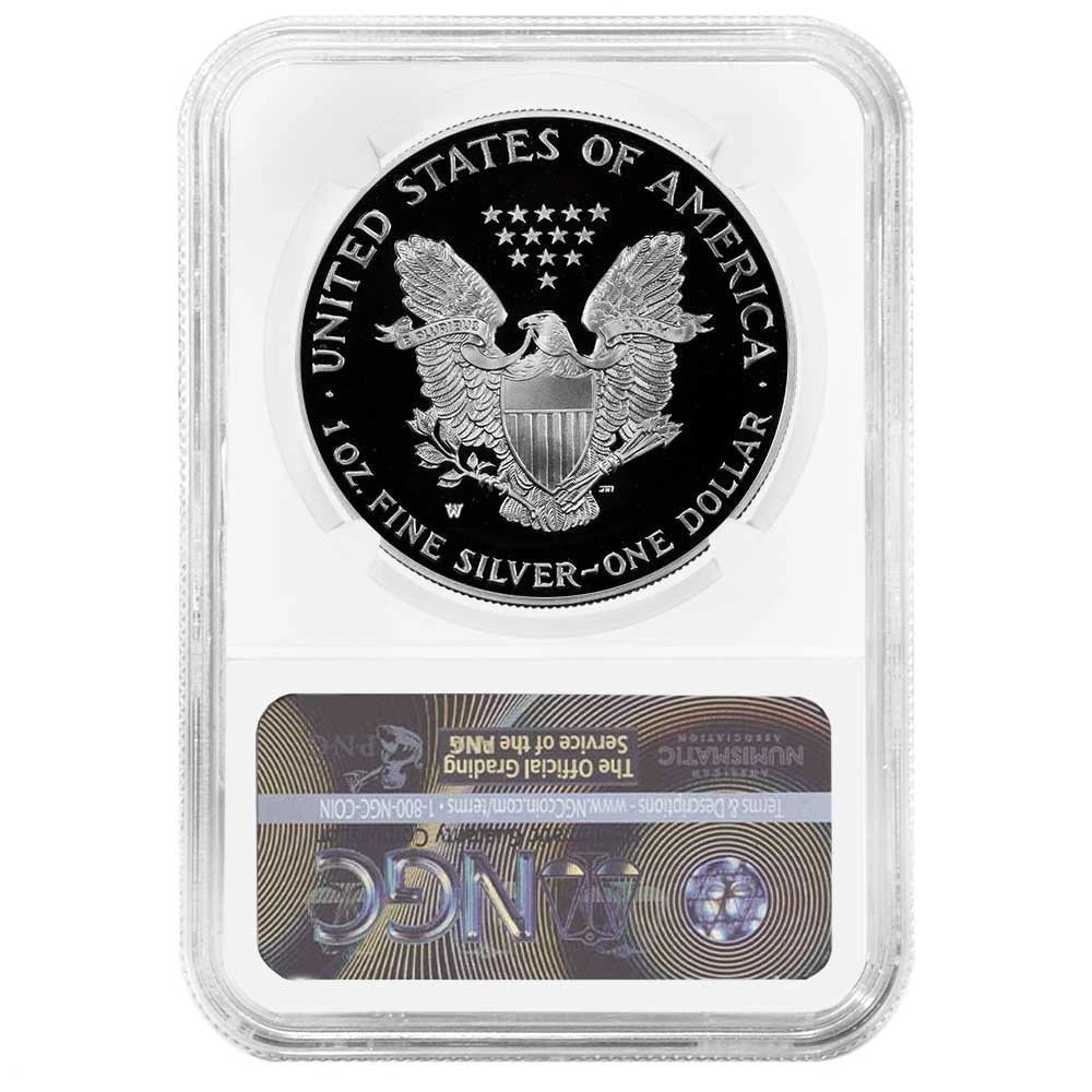 2016-W Silver Eagle - Lettered Edge 30th Anniversary - NGC PF69UC Brown Label - CoinsTV