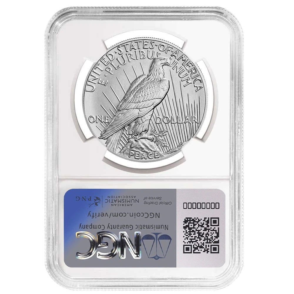 2023 Peace Silver Dollar - NGCX MS10 X Label - CoinsTV