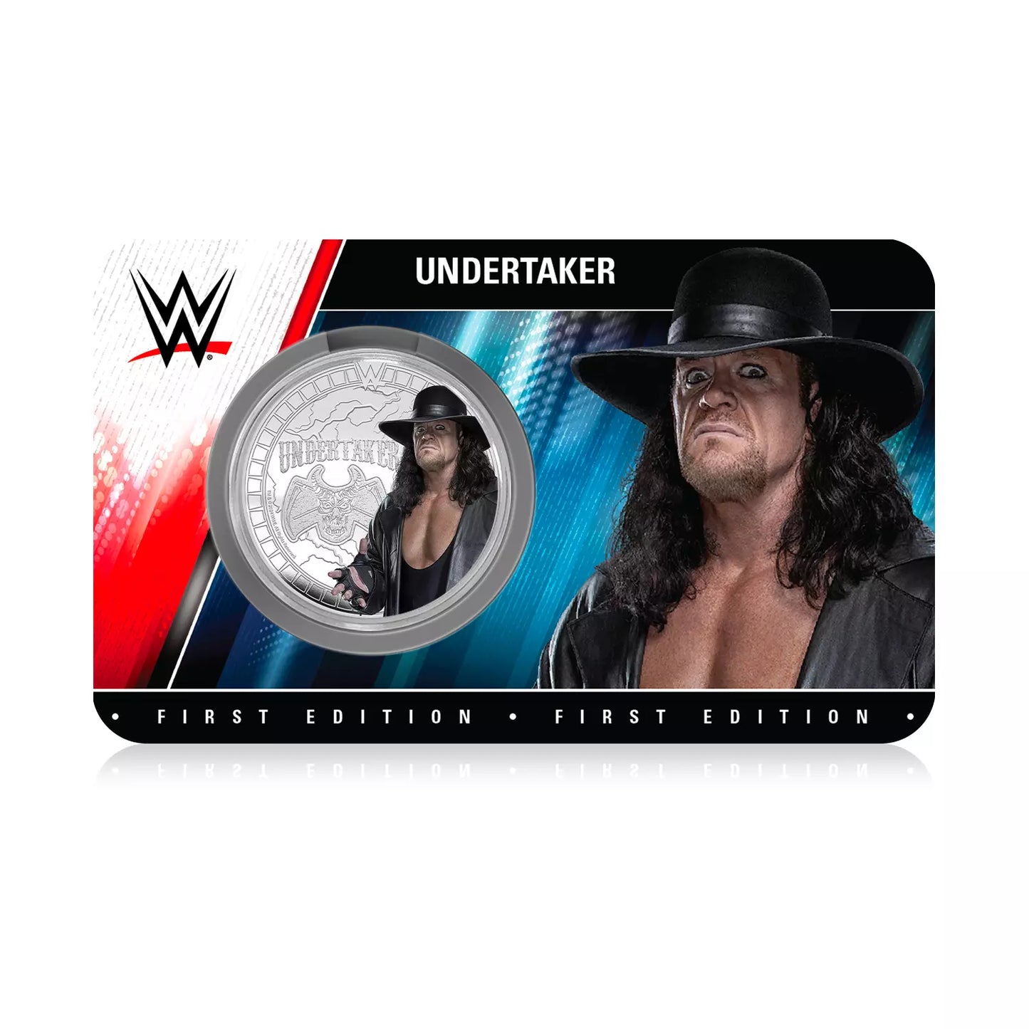 WWE Legends The Undertaker 9g Silver Plated Medallion in Assay Card