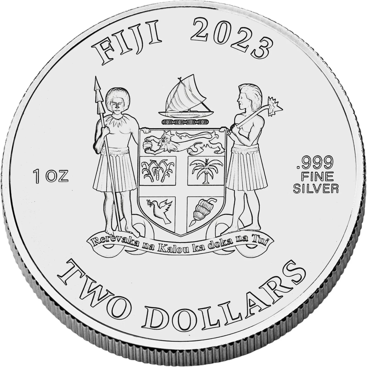 2023 Fiji America Big Five Wolf UHR 1 oz Silver Coin - CoinsTV