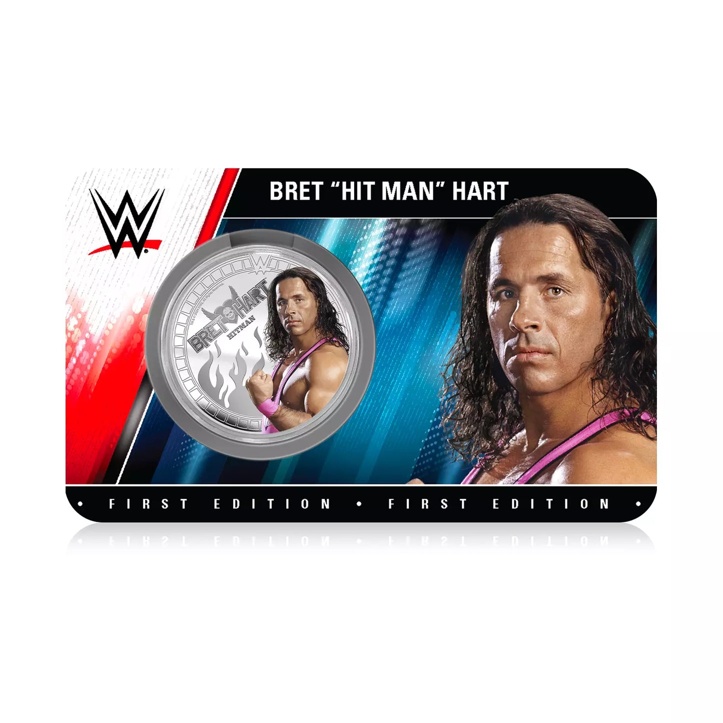 WWE Legends "The Hitman" 9g Silver Plated Medallion in Card - CoinsTV