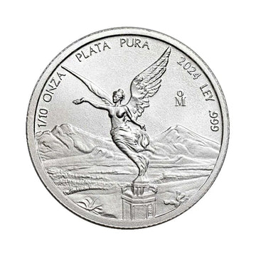 2024 Mexican Libertad 1/10 oz Silver - Brilliant Uncirculated