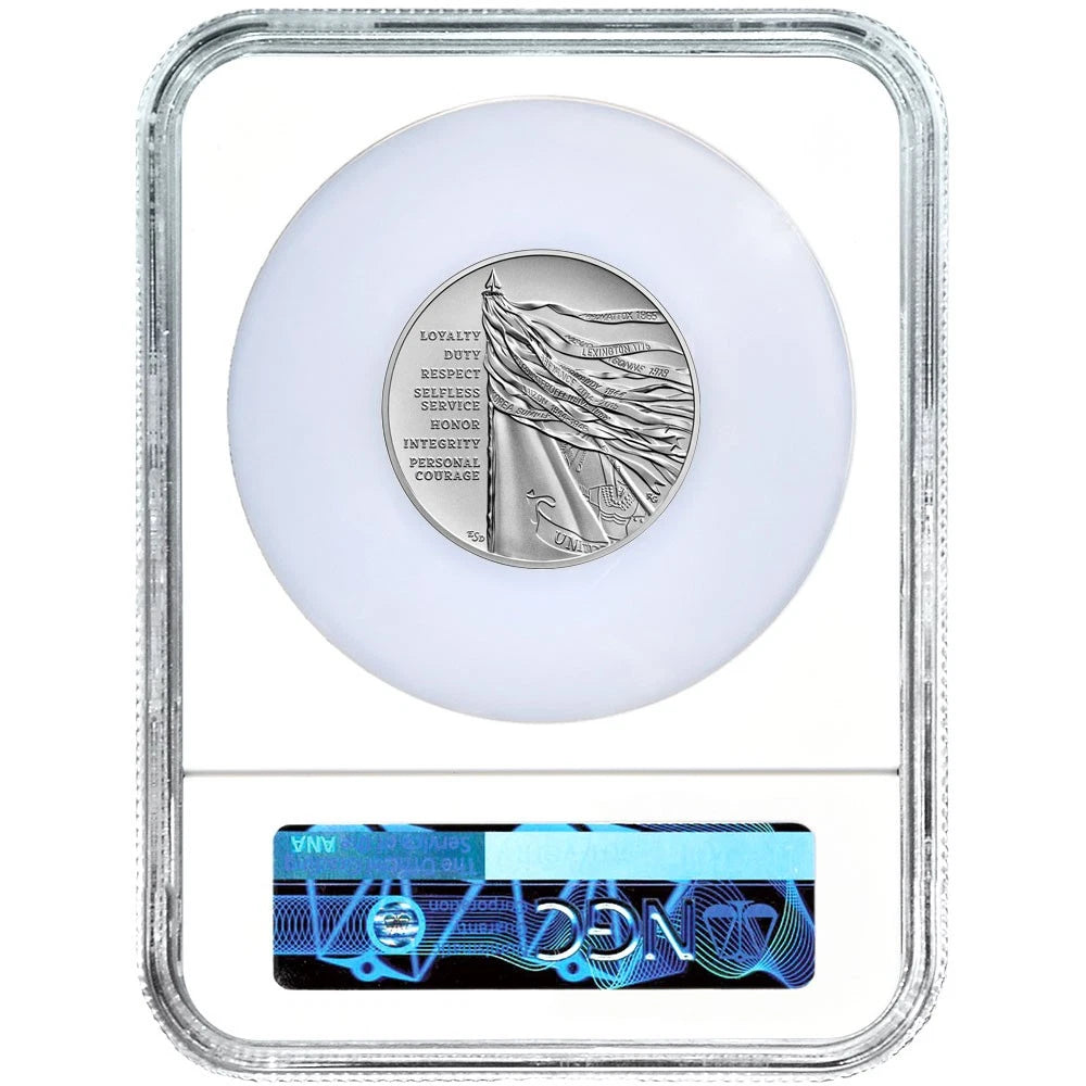 2023 United States Army 2.5 oz Silver Medal - NGC MS70 AR Advance Releases Label - CoinsTV