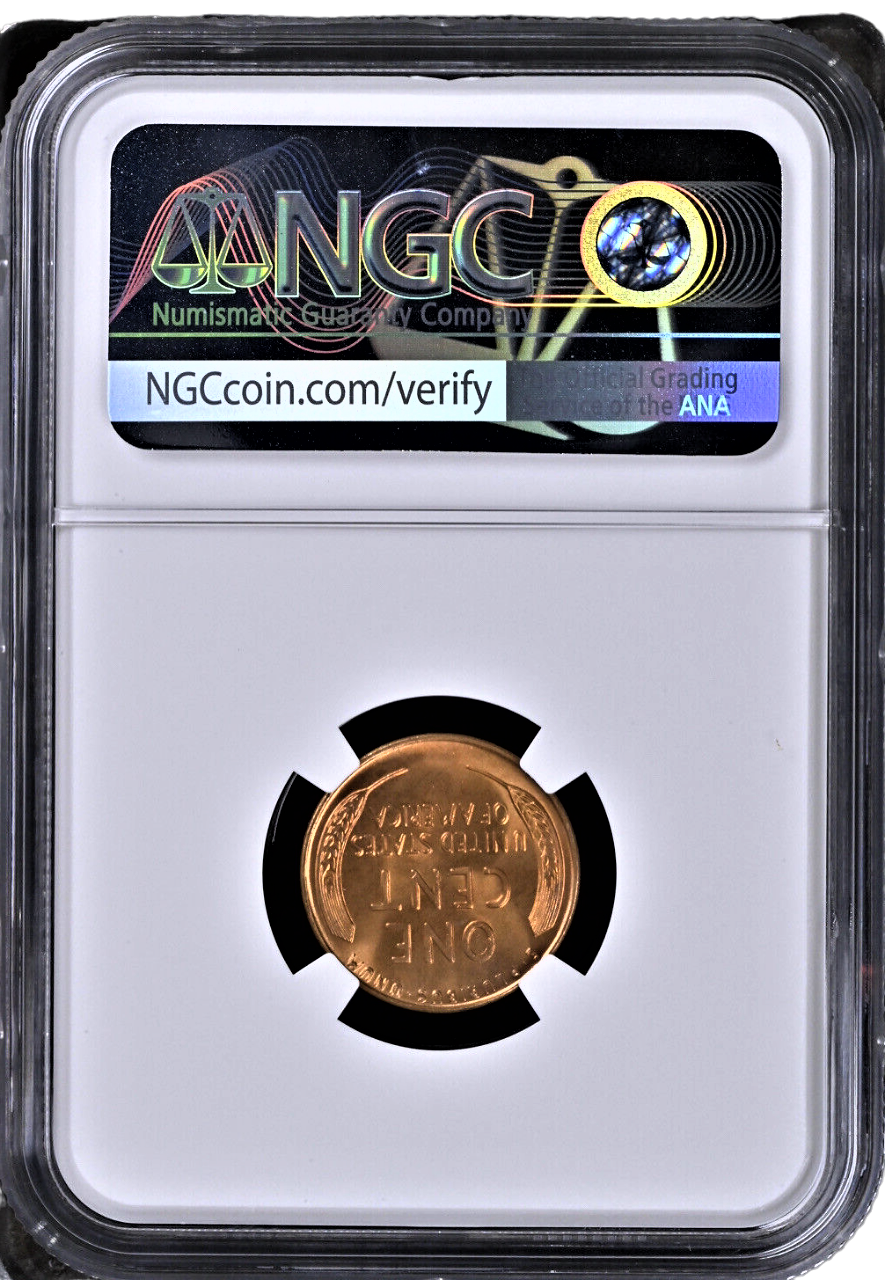 1938-S Lincoln Wheat Cent - NGC MS66 RD