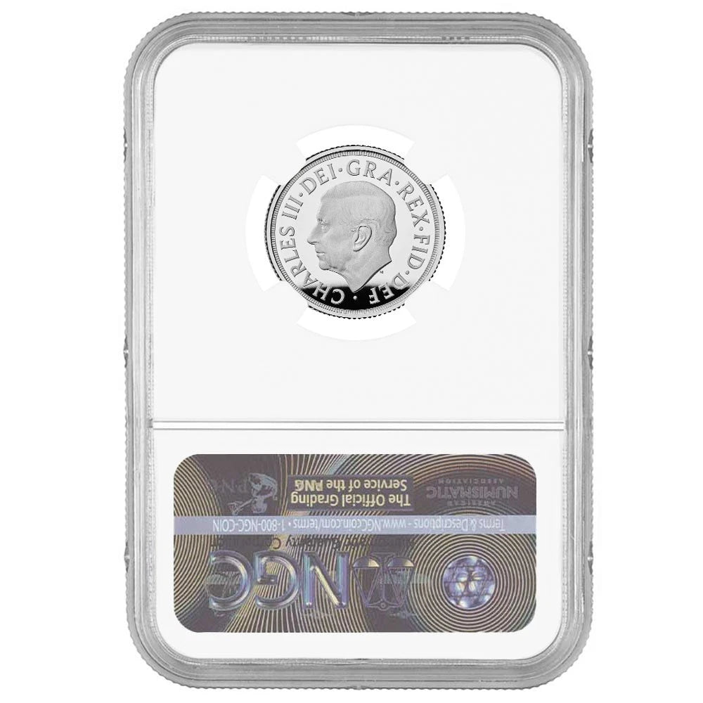 2025 Great Britain Sovereign Silver Royal Arms - NGC PF70UC ER Great Britain Label - CoinsTV