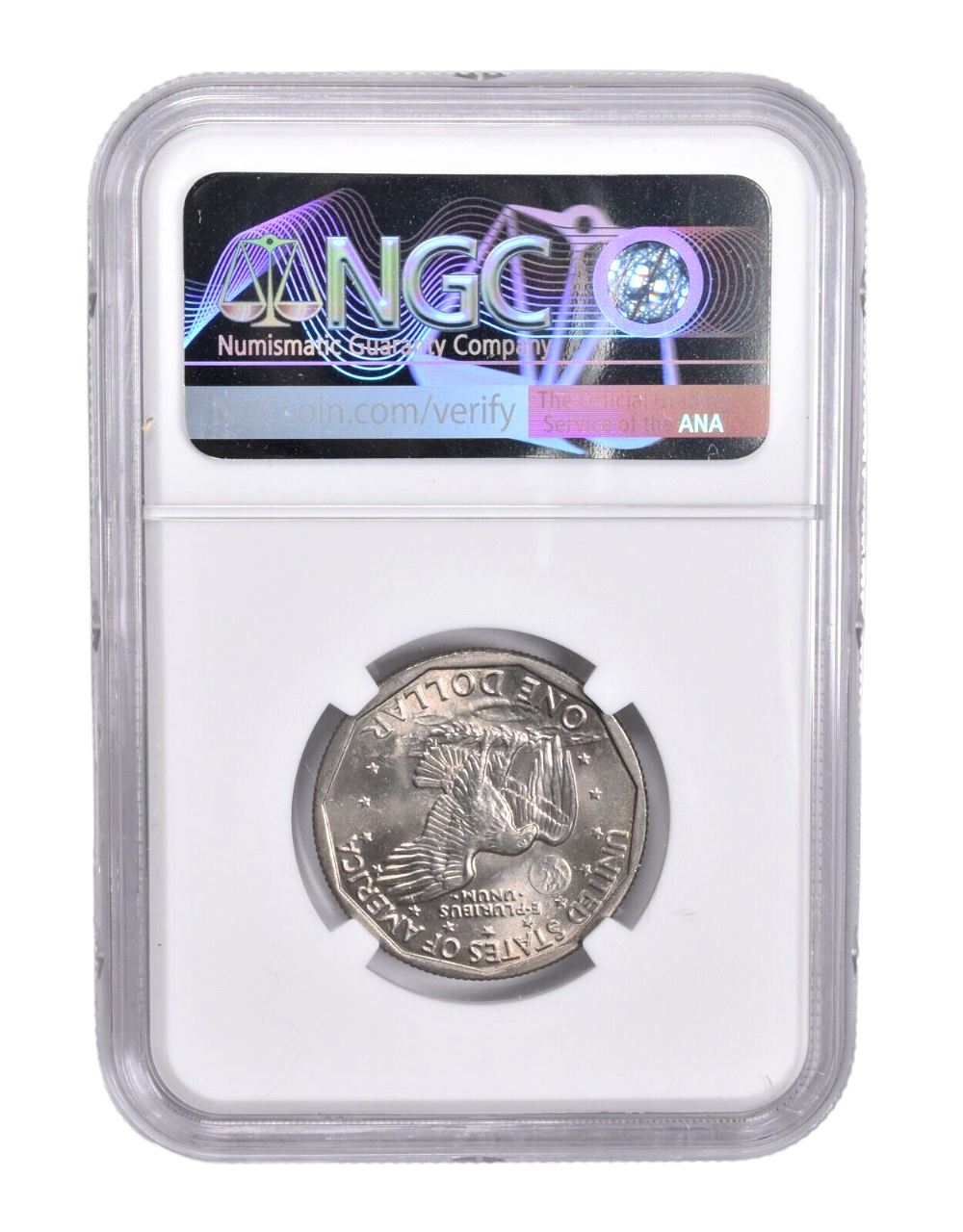 1979 P Susan B Anthony Dollar - Narrow Rim - NGC MS66 - CoinsTV