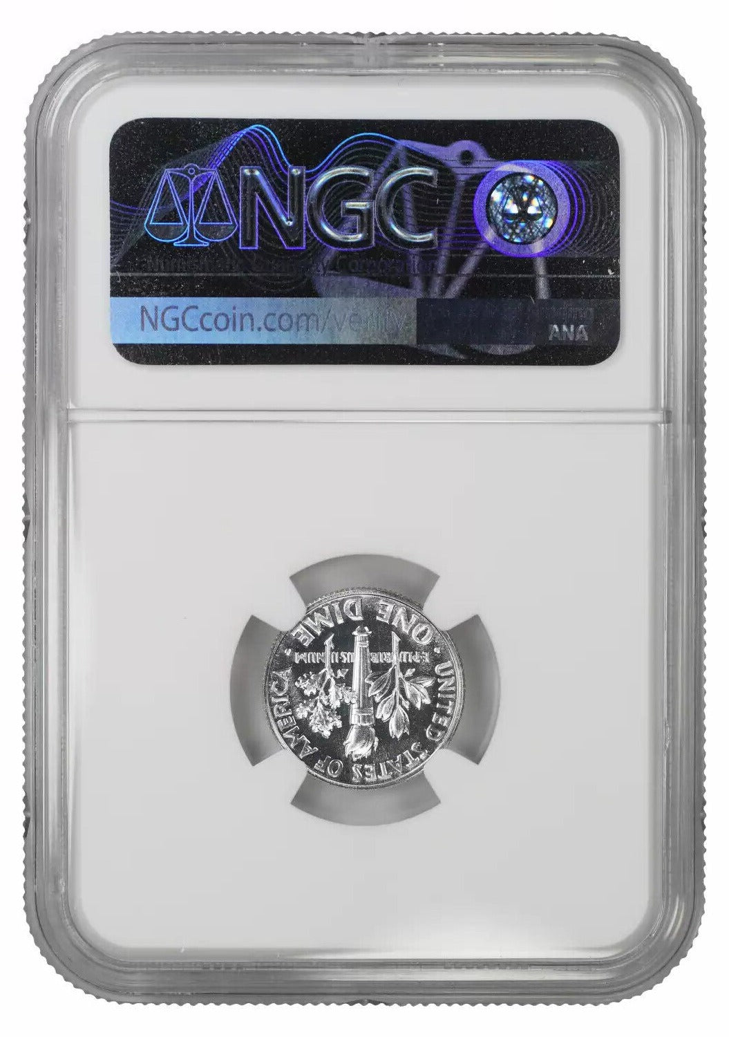 1960 Roosevelt Dime - NGC PF69