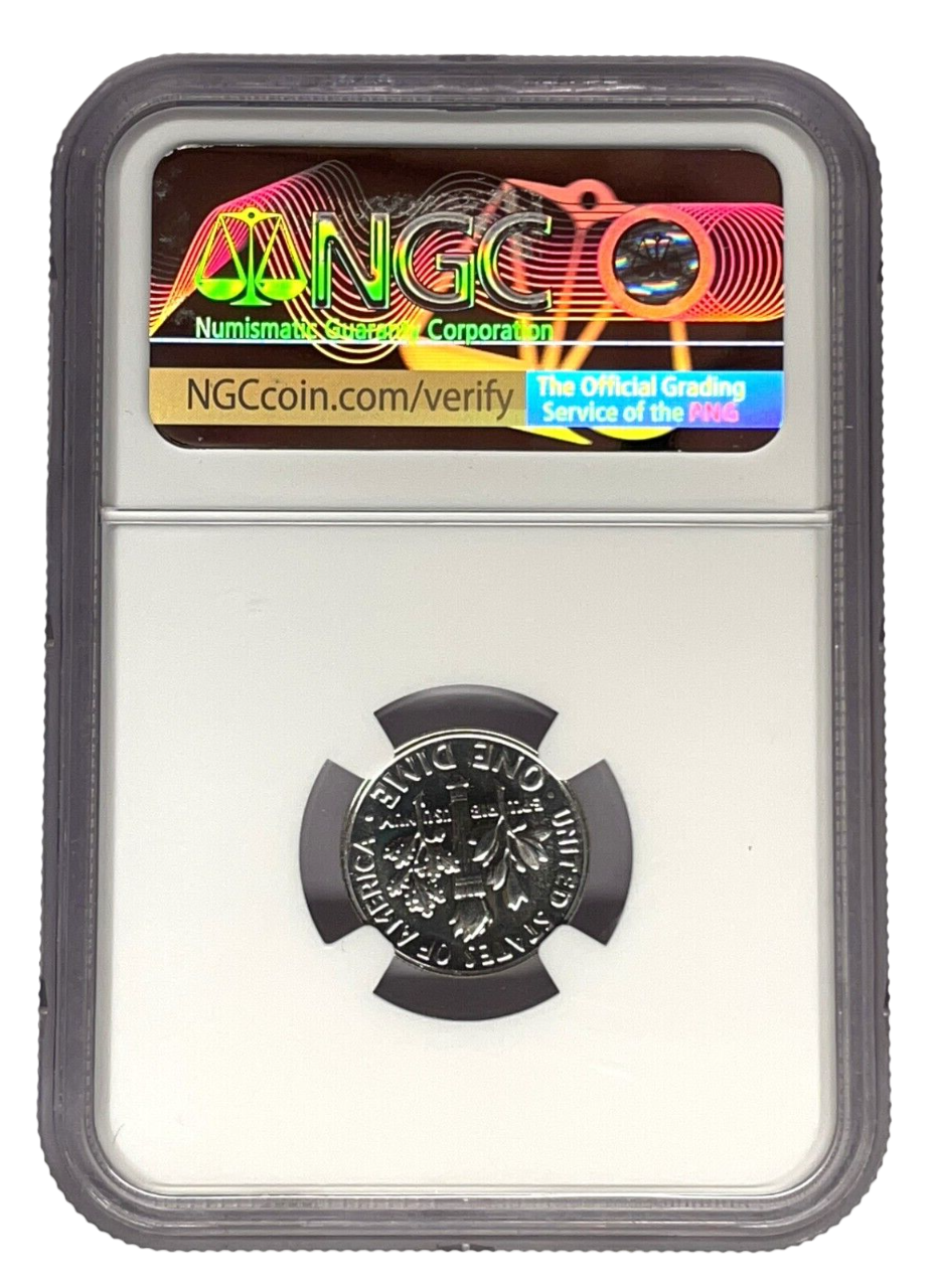 1961 Roosevelt Dime - NGC PF69