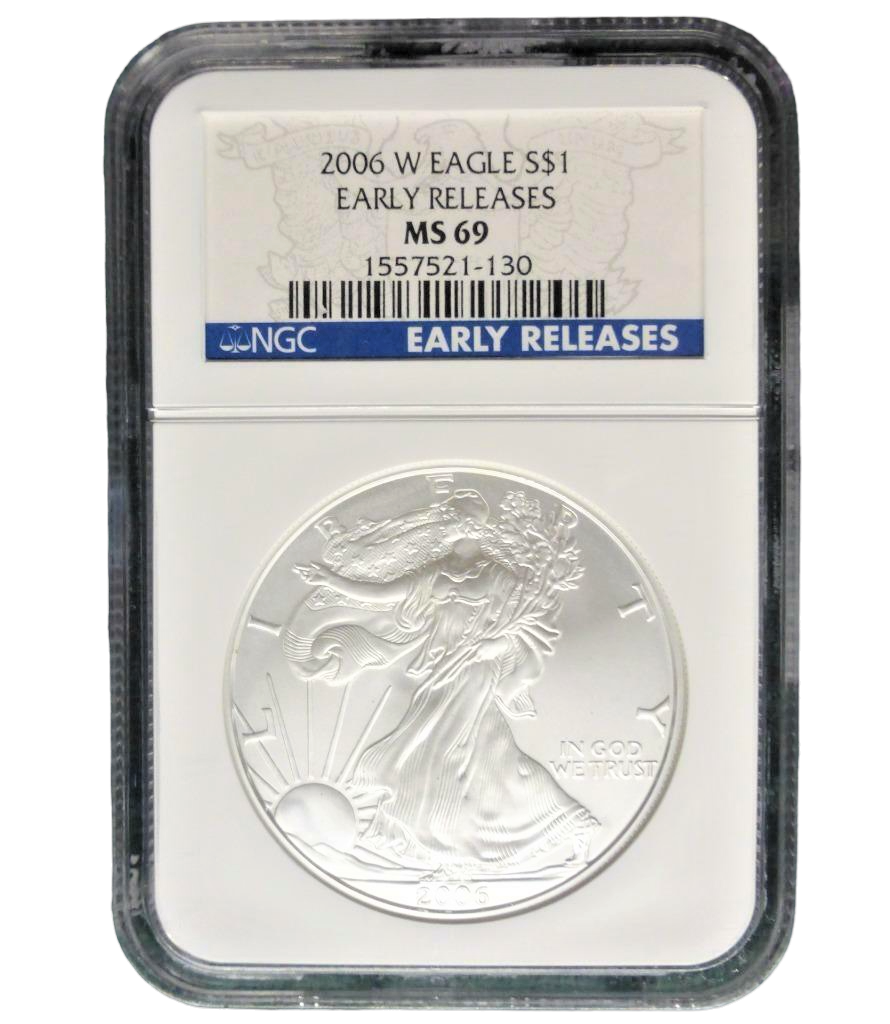 2006-W Silver Dollar Eagle - Early Releases - NGC MS69