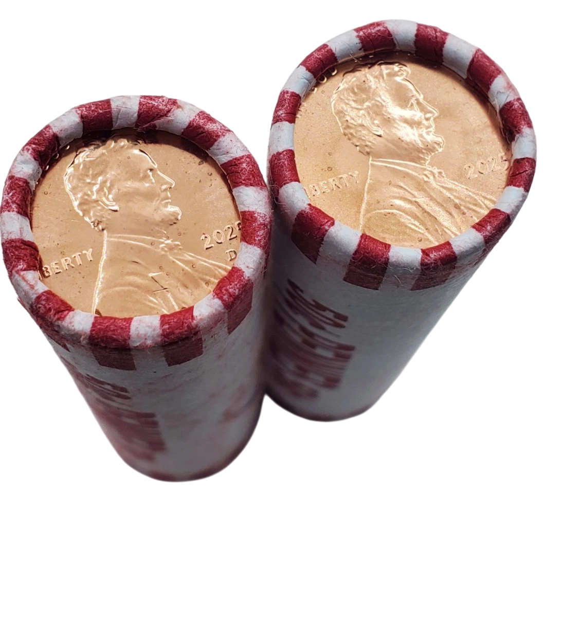 2025 P&D Lincoln Roll Set - Last Year of Issue - Uncirculated - CoinsTV