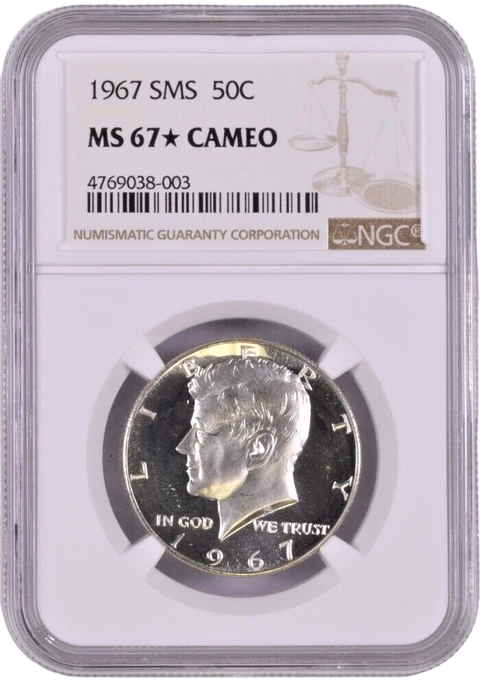 1967 Kennedy Half Dollar - Special Mint Set - NGC MS67 Star Cameo