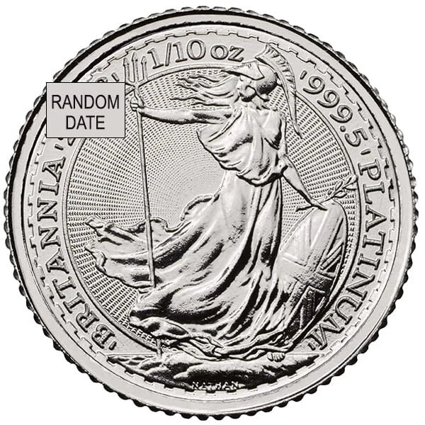 Britannia 1/10 oz Platinum Coin - Random Year