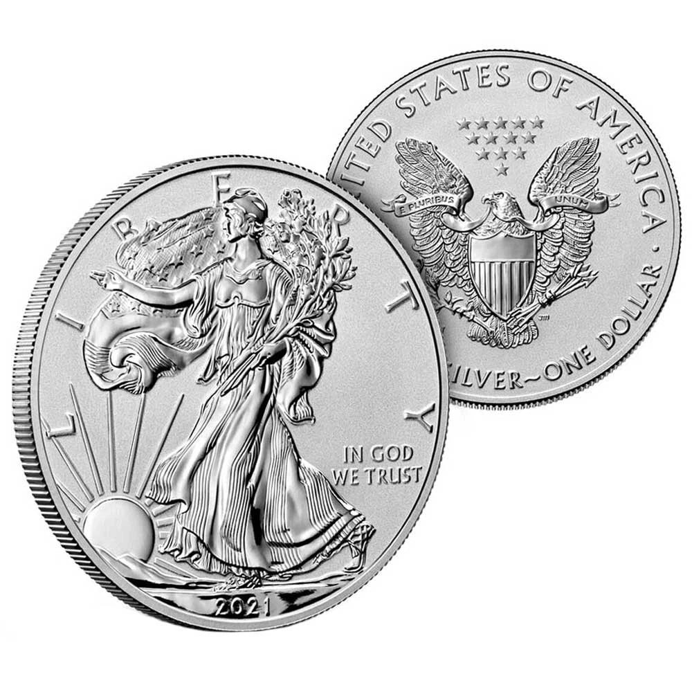 2021 American Eagle Silver Reverse Proof - Designer Edition 2 pc Set - OGP